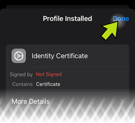 Import certifikátu ve formátu PKCS#12 do Apple Mail